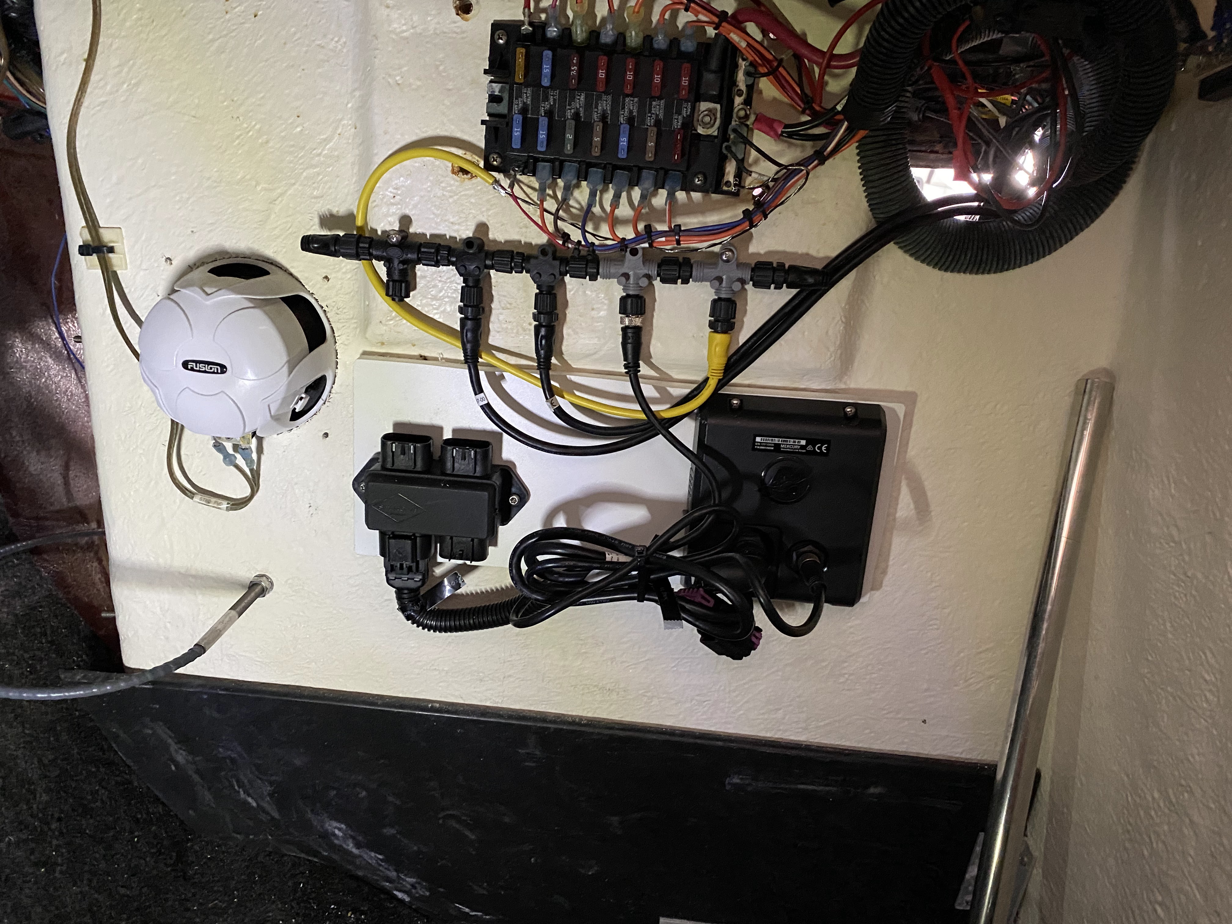 photo of power system on boat